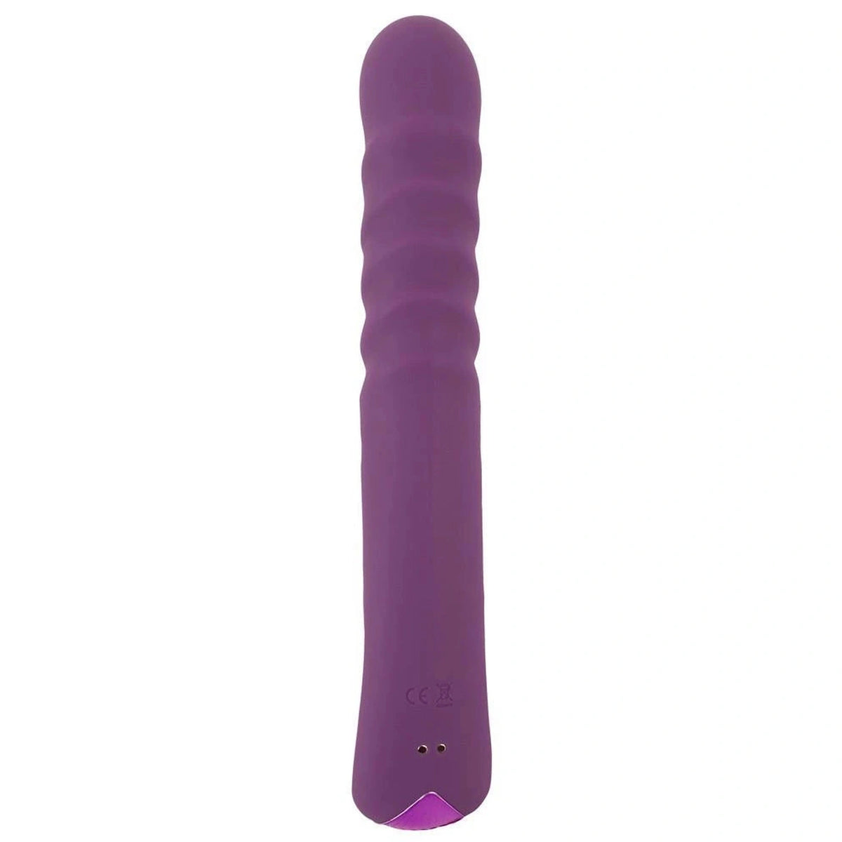 Vibrador rabbit 2 funciones – recargable, con empuje, morado | JAVIDA