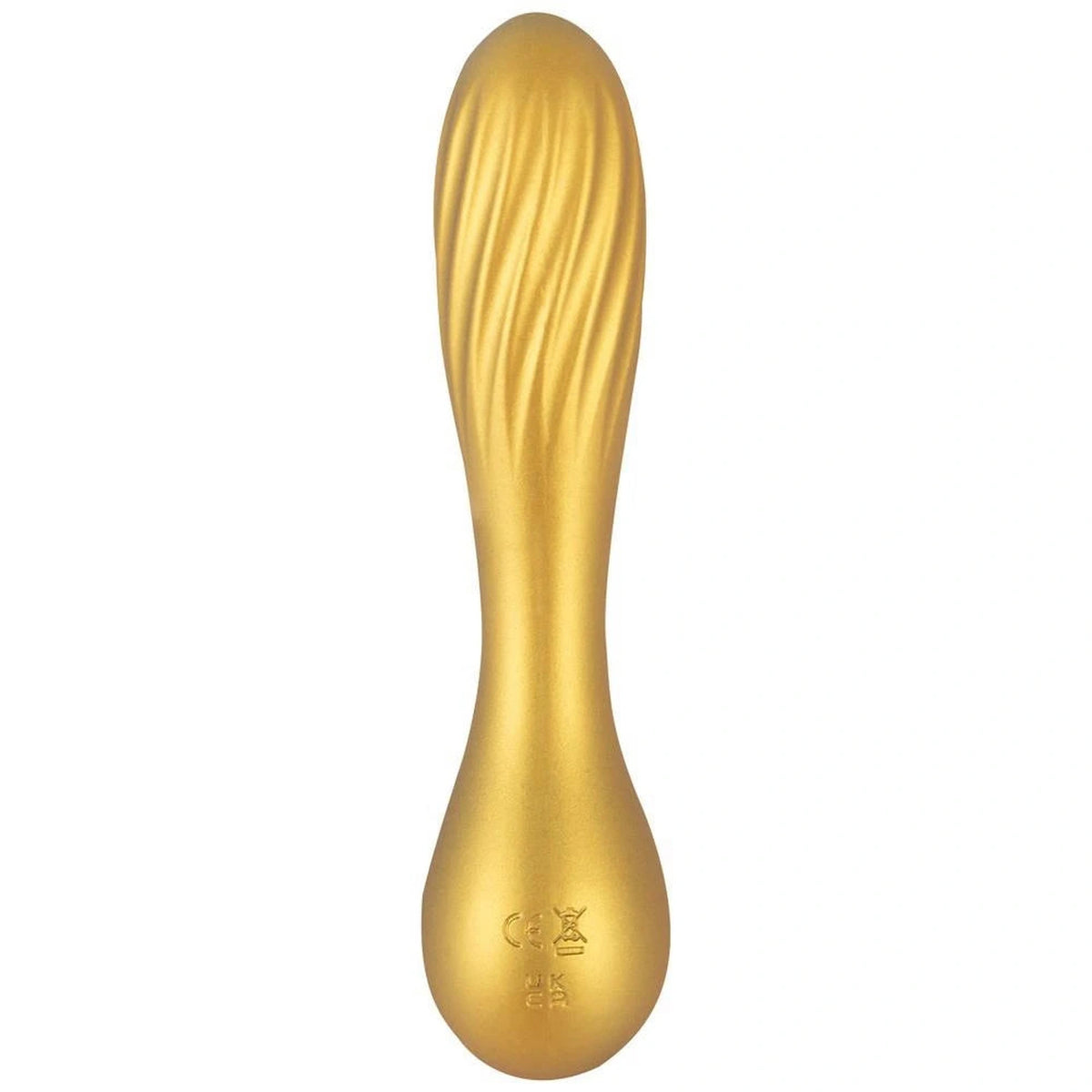 Mini vibrator 16 cm – rechargeable, gold | Sweet Smile