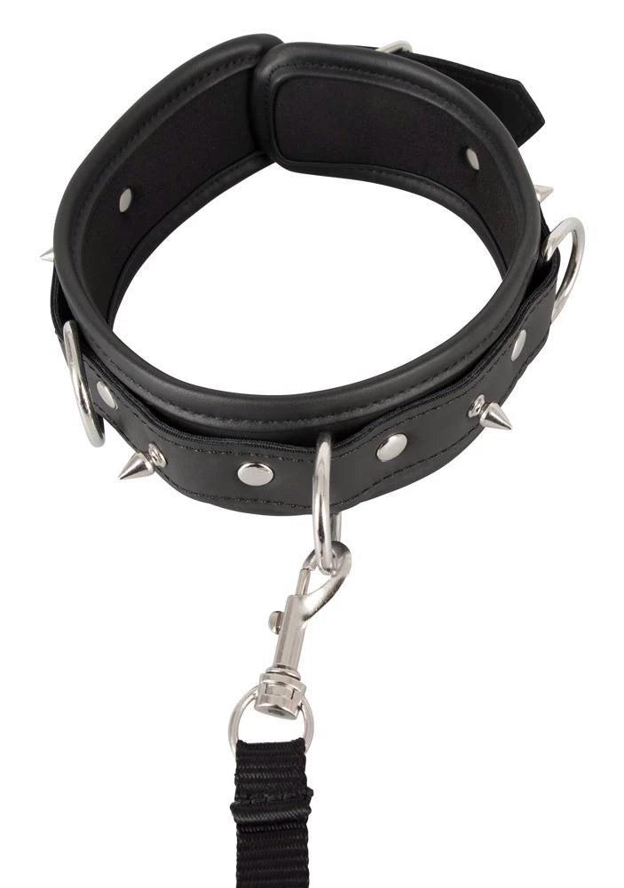 Atadura bondage Collar and Leash – negra | Vegan Fetish