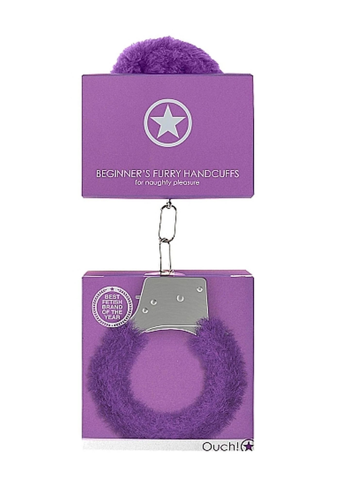 Menottes pour Débutants en Peluche - Violet