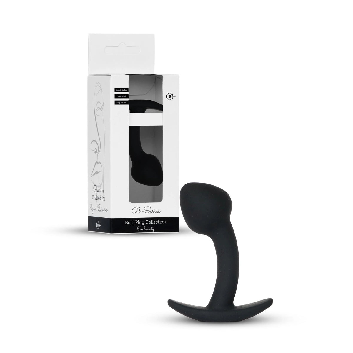 Plug anal Curved 7.5 cm – negro | Favorites