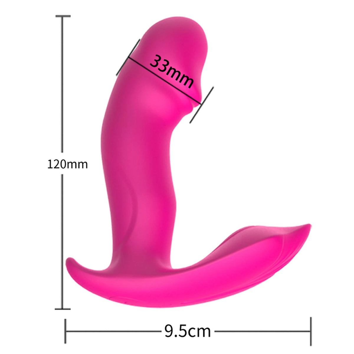 Stimulateur clitoridien Pulsator 10 fonctions – avec télécommande, rechargeable, fuchsia | Favorites