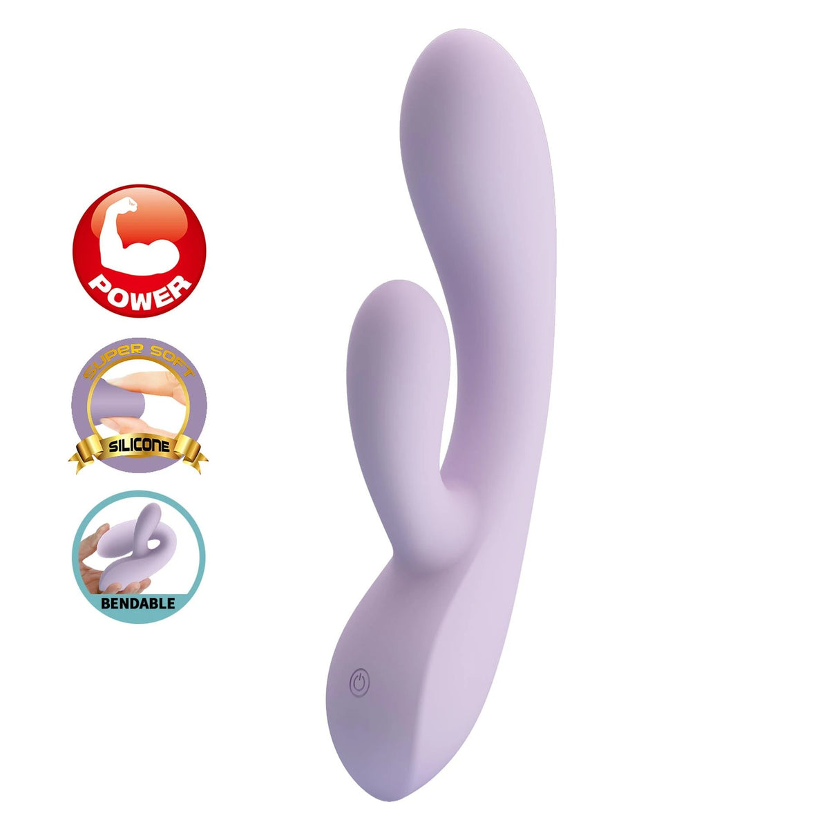 Vibromasseur rabbit Rosolyn 10 fonctions – rechargeable | Pretty Love