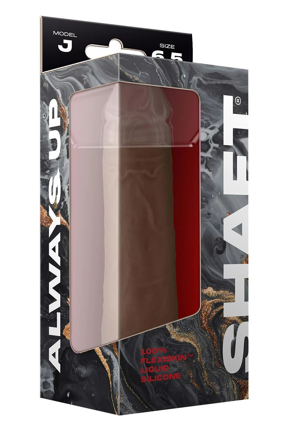 MODÈLE DE TIGE J 6,5 POUCES EN SILICONE LIQUIDE CHÊNE