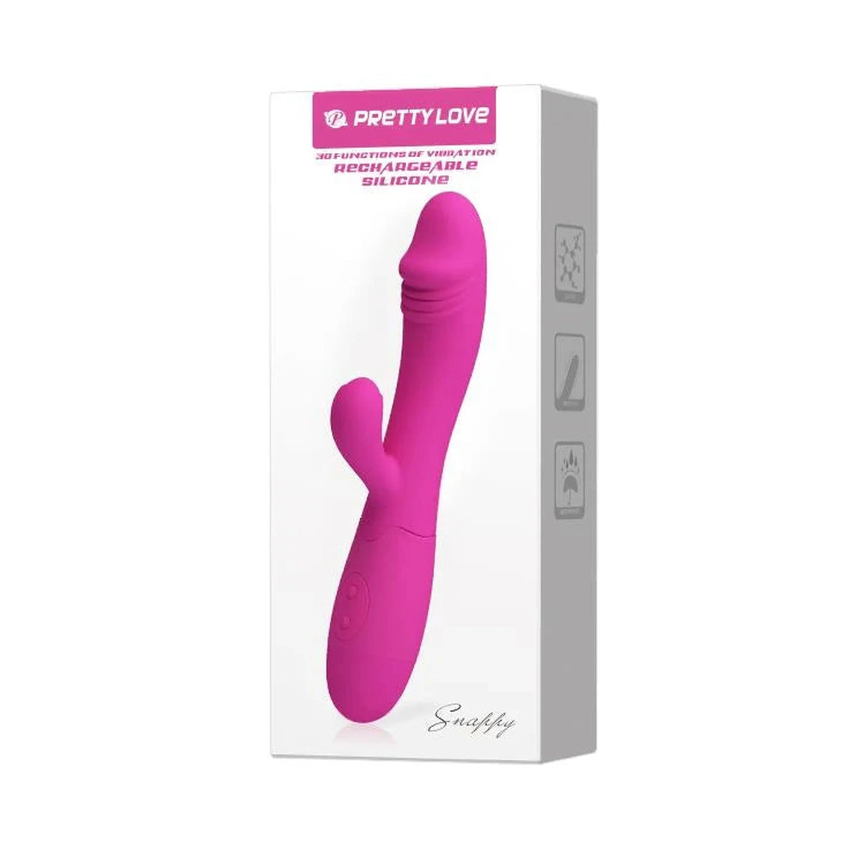Vibrador punto G Snappy 30 funciones – recargable, fucsia | Pretty Love