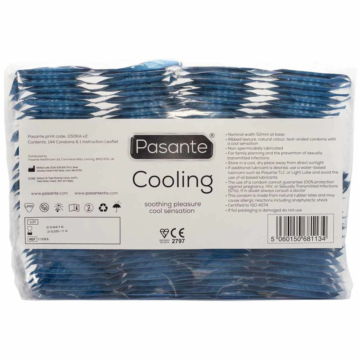 Preservativos Cooling Bulk Packs 144 | Pasante
