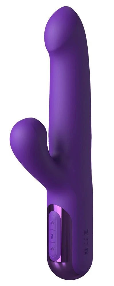 Vibratore rabbit Sonix Thruster 10 funzioni – ricaricabile, a spinta, viola | Fantasy For Her
