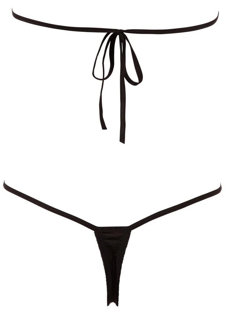Body – nyitott, nyakpántos, fekete | NO:XQSE