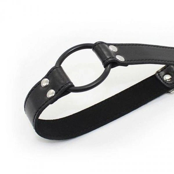 Knebel-Easy Belt Ring Gag (black)
