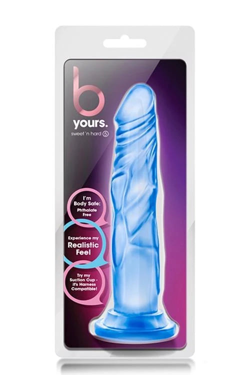 Dildo realistico Yours – con ventosa, blu 35-330784 | Blush