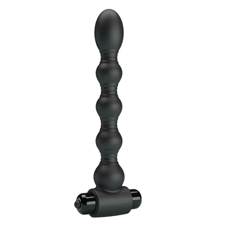 Plug anale Lynn 10 funzioni – vibrante, nero | Pretty Love