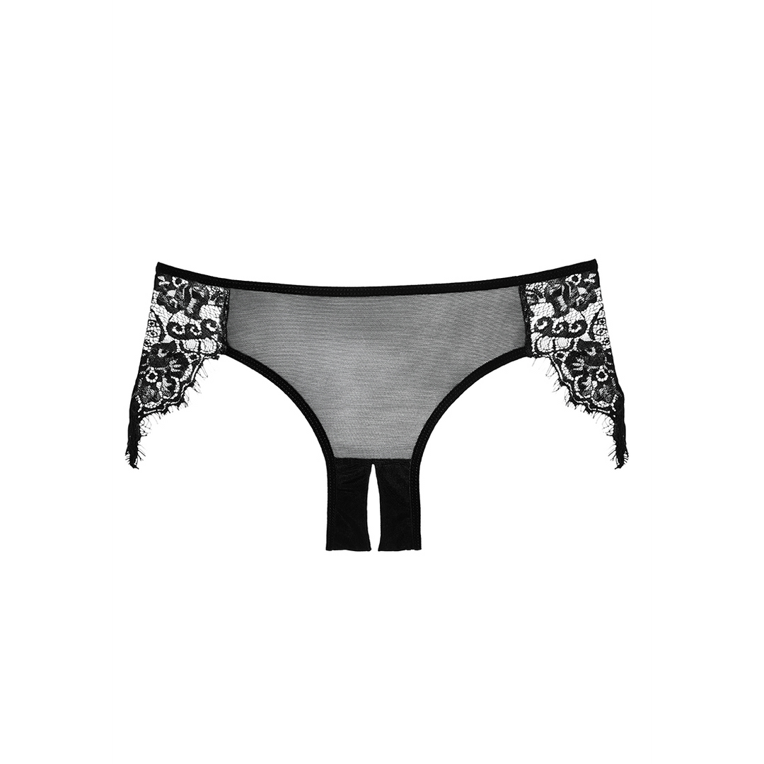 Lavish - Culotte en dentelle entrejambe ouvert - Taille unique