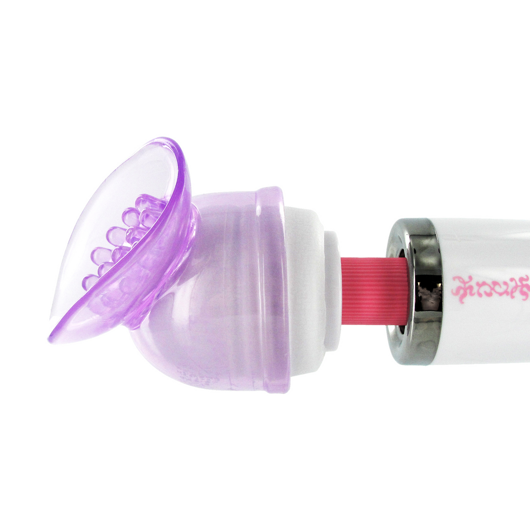 Massajador wand Lily Pod Attachment 7.5 cm – roxo | XR Brands