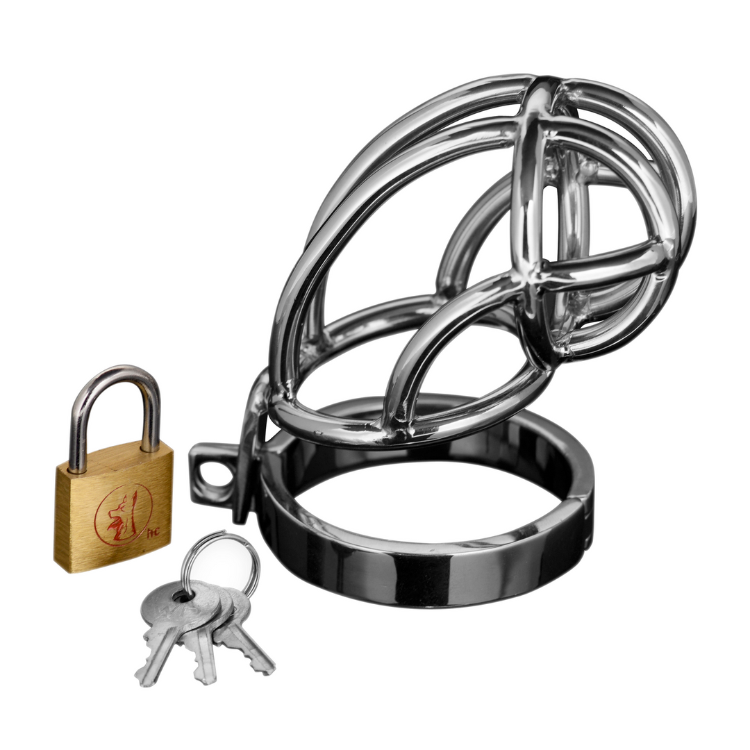 Dispositivo di castità Captus Cage – argento | XR Brands