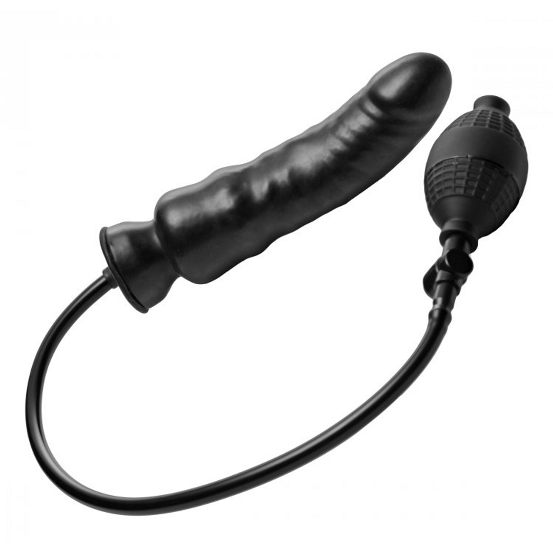 Dildo Renegade 33 cm – gonfiabile, nero | XR Brands
