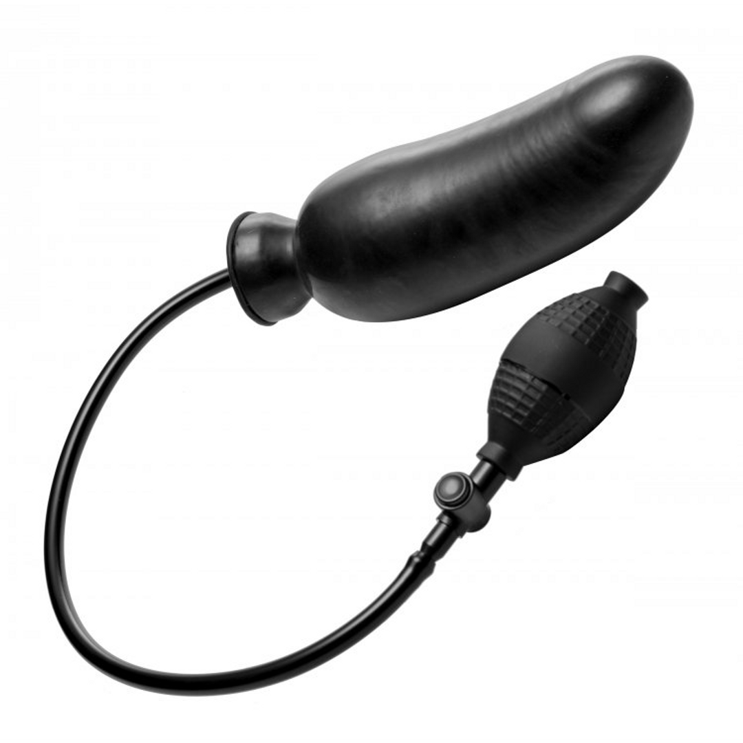 Dildo Renegade 33 cm – gonfiabile, nero | XR Brands