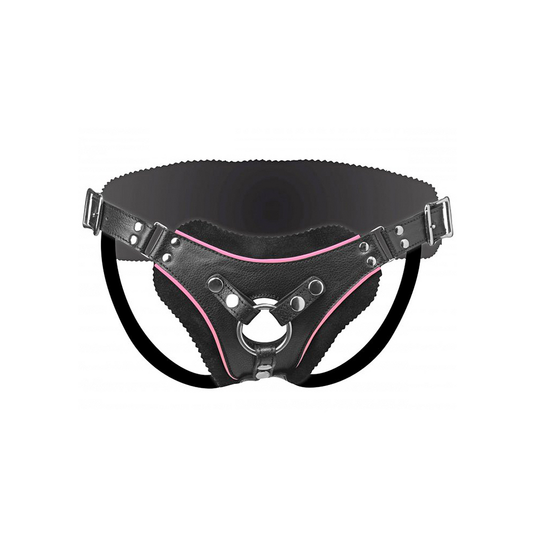 Arnés strap-on Flamingo Low Rise 10.2 cm – negro | XR Brands