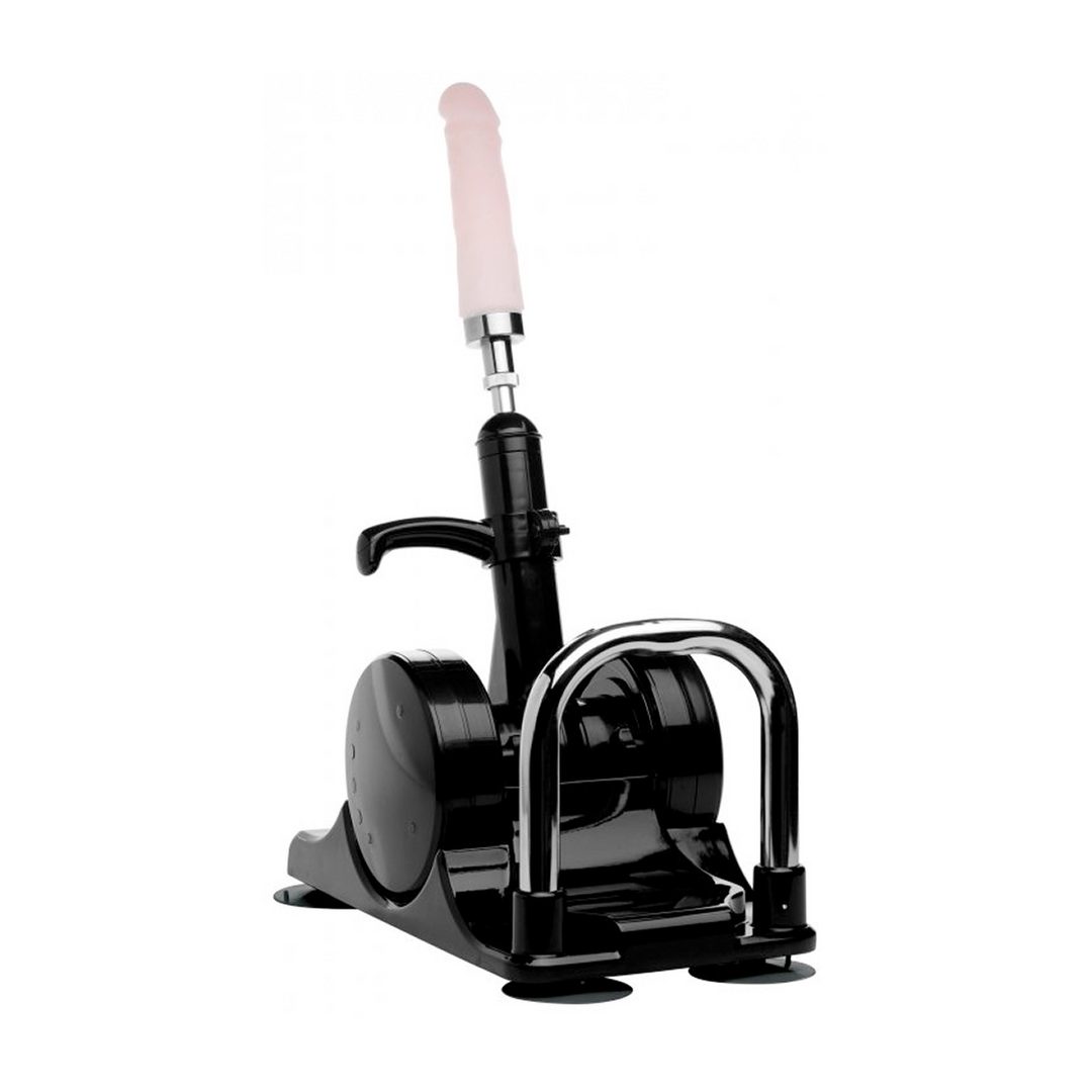 Máquina de sexo LoveBotz Robo Fuk – con mando a distancia, negra | XR Brands