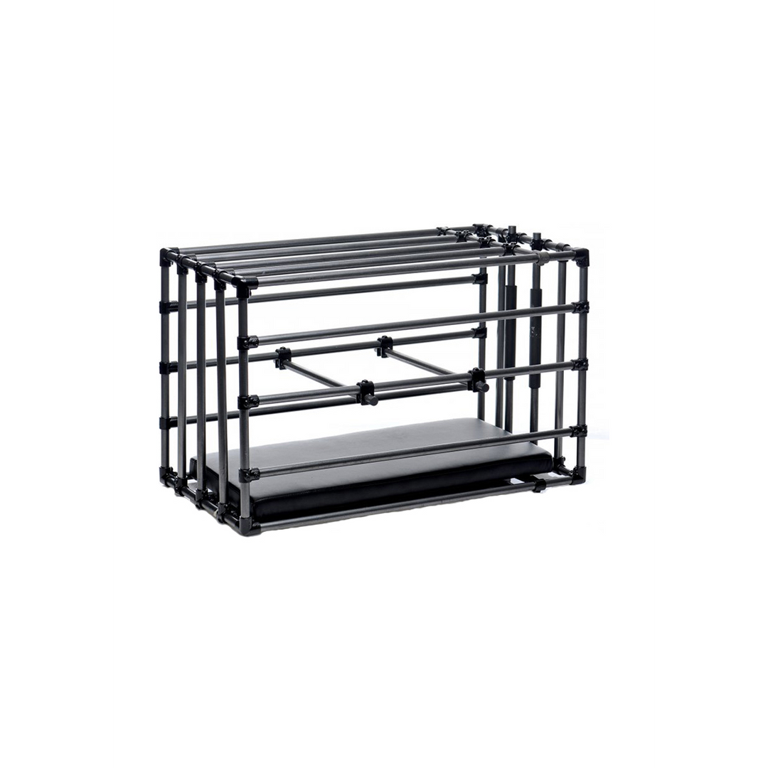 Accesorio BDSM Kennel Puppy Cage with Padded – negro