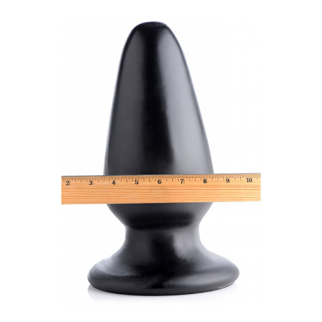 Plug anale Gigantor Tapered Tapered 31.8 cm – taglie forti, nero | XR Brands