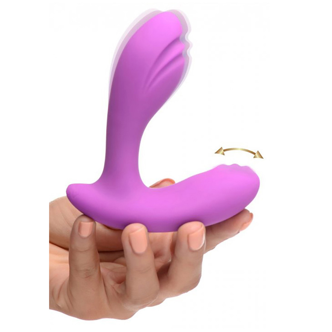 G-spot vibrator Pearl Moving 7 functions – remote control, purple | XR Brands