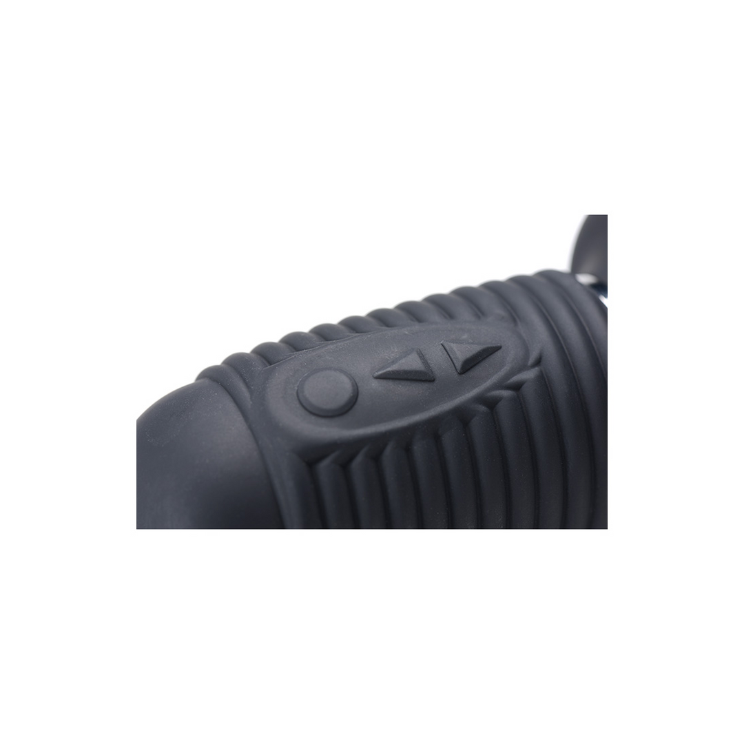 Consolador Pounder 7 funciones – con empuje, negro