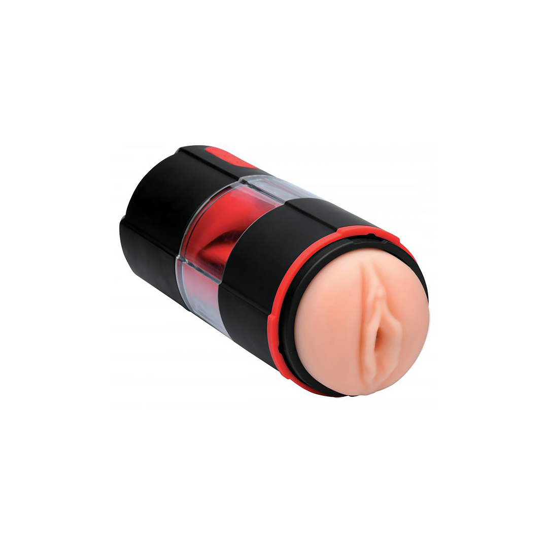 Masturbator Licking 4 functions – red | XR Brands