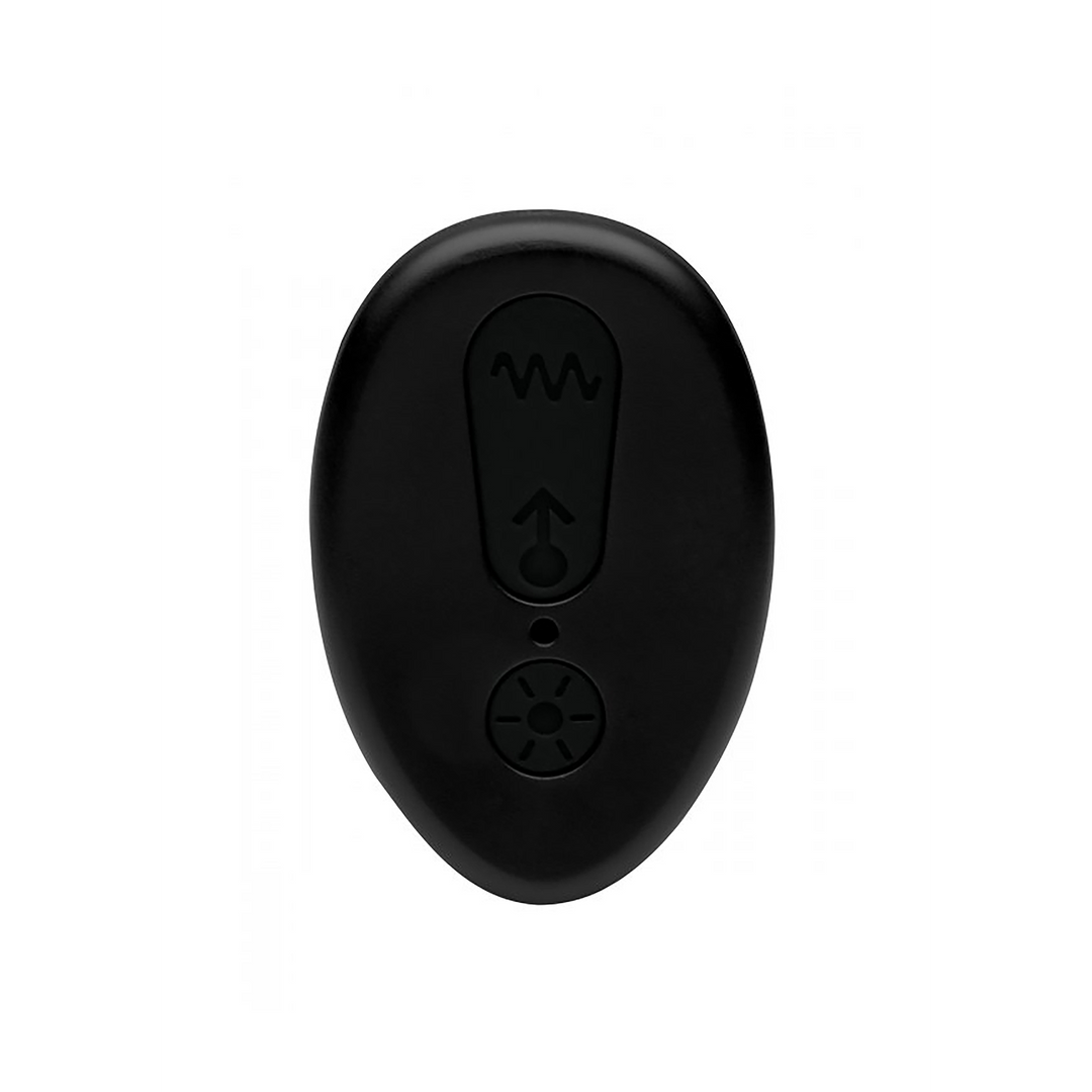 Prostate massager Stroking 6 functions – remote control, black | XR Brands