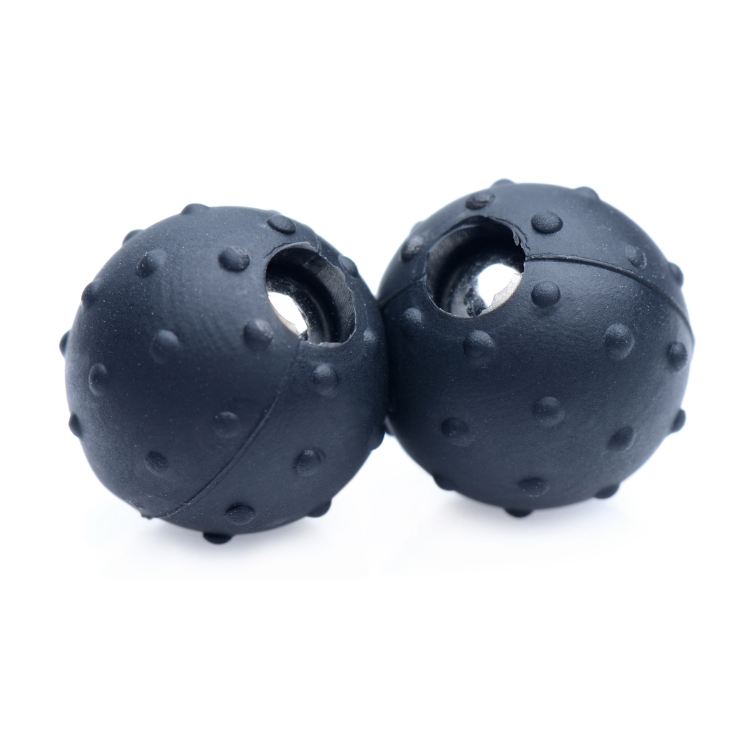 Chastity device Dragon's Orbs Magnetic – black | XR Brands