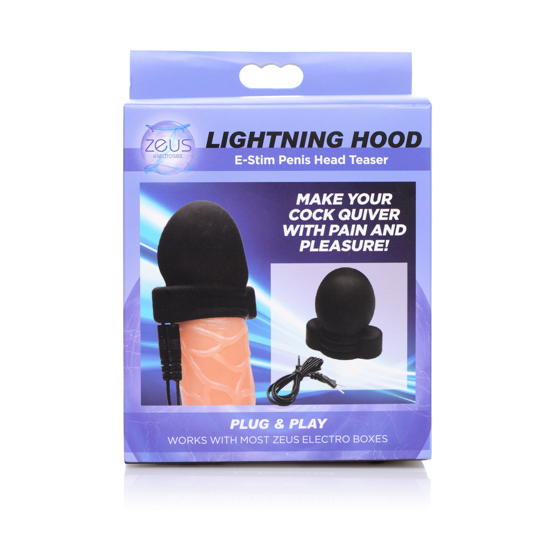Lightning Hood - Stimulateur électrique de gland