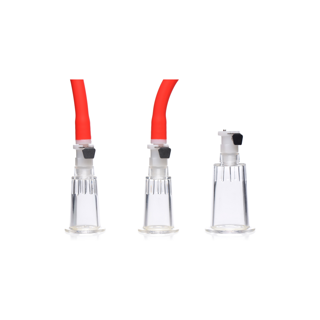 Accessoire BDSM 3-Way Suck – rouge | XR Brands