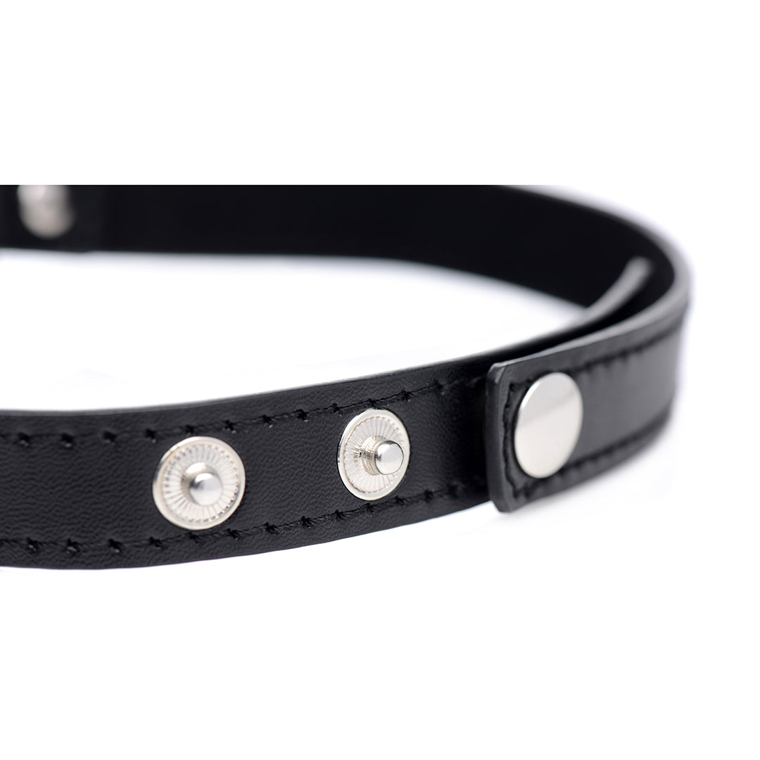 Fetisch-Kleidung Heart Chrome Heart Choker – schwarz | XR Brands