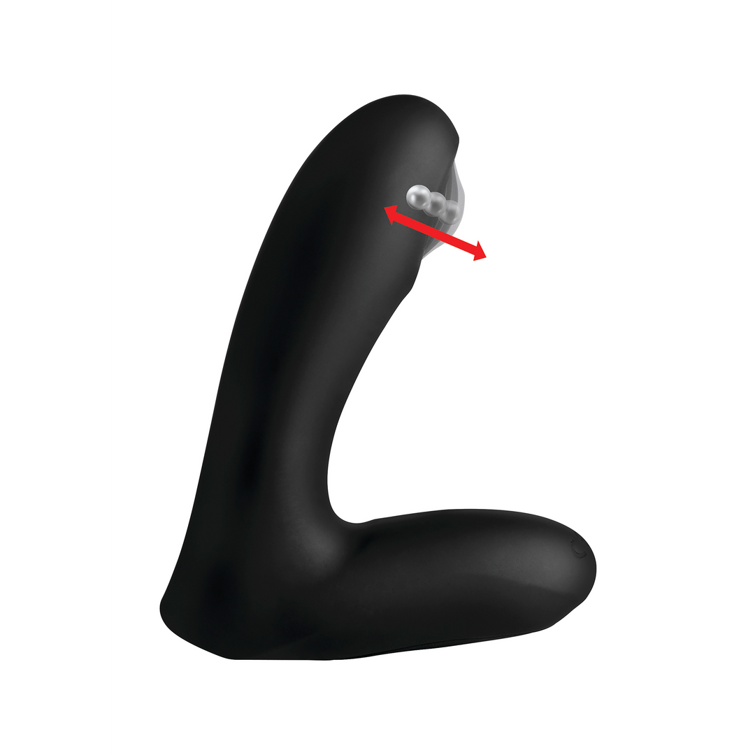 Masajeador de próstata Pulse Tapping 9 funciones – negro | XR Brands