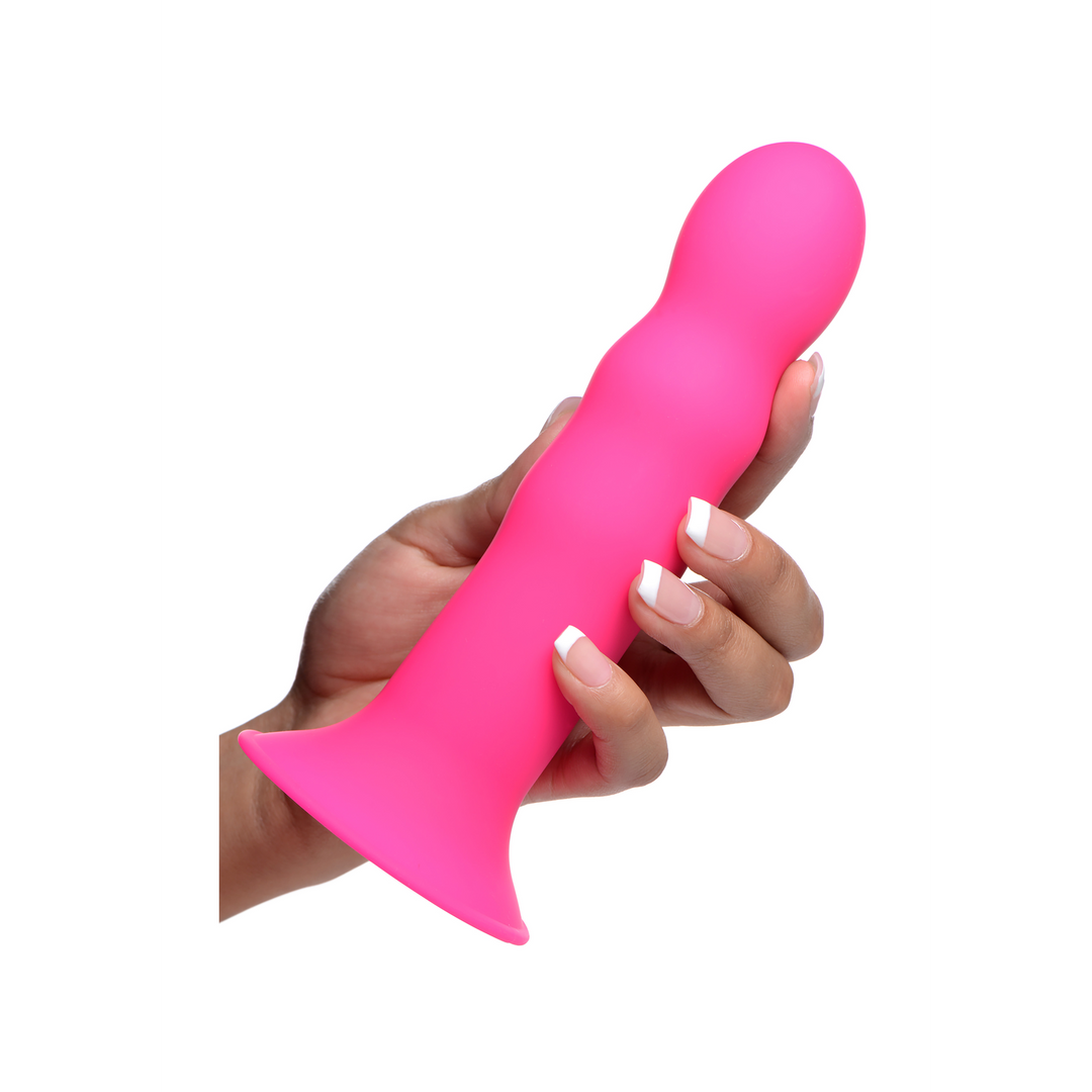 Dildo Squeezable Wavy 18.4 cm – rosa | XR Brands