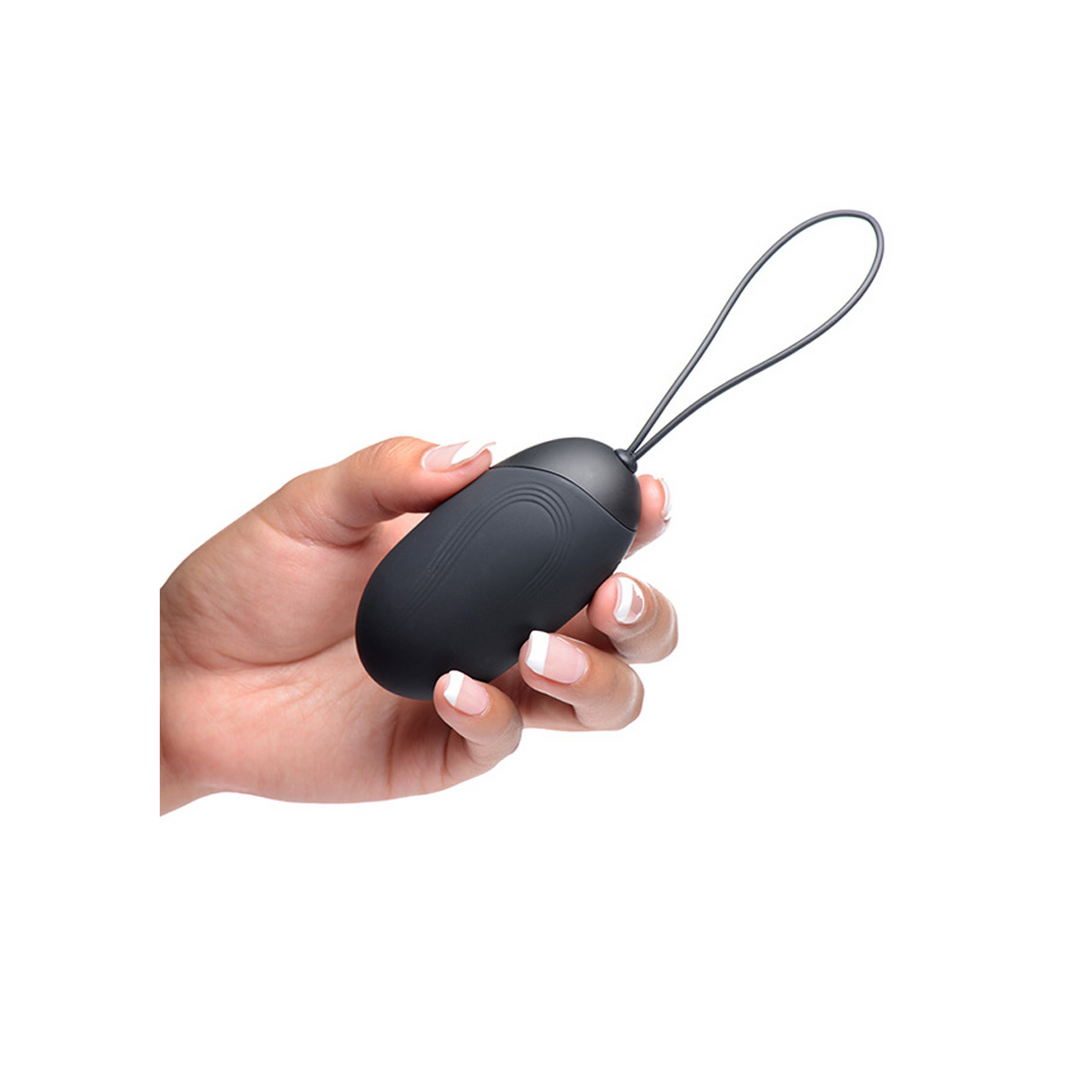 Ovetto vibrante 21 funzioni – con telecomando, nero | XR Brands