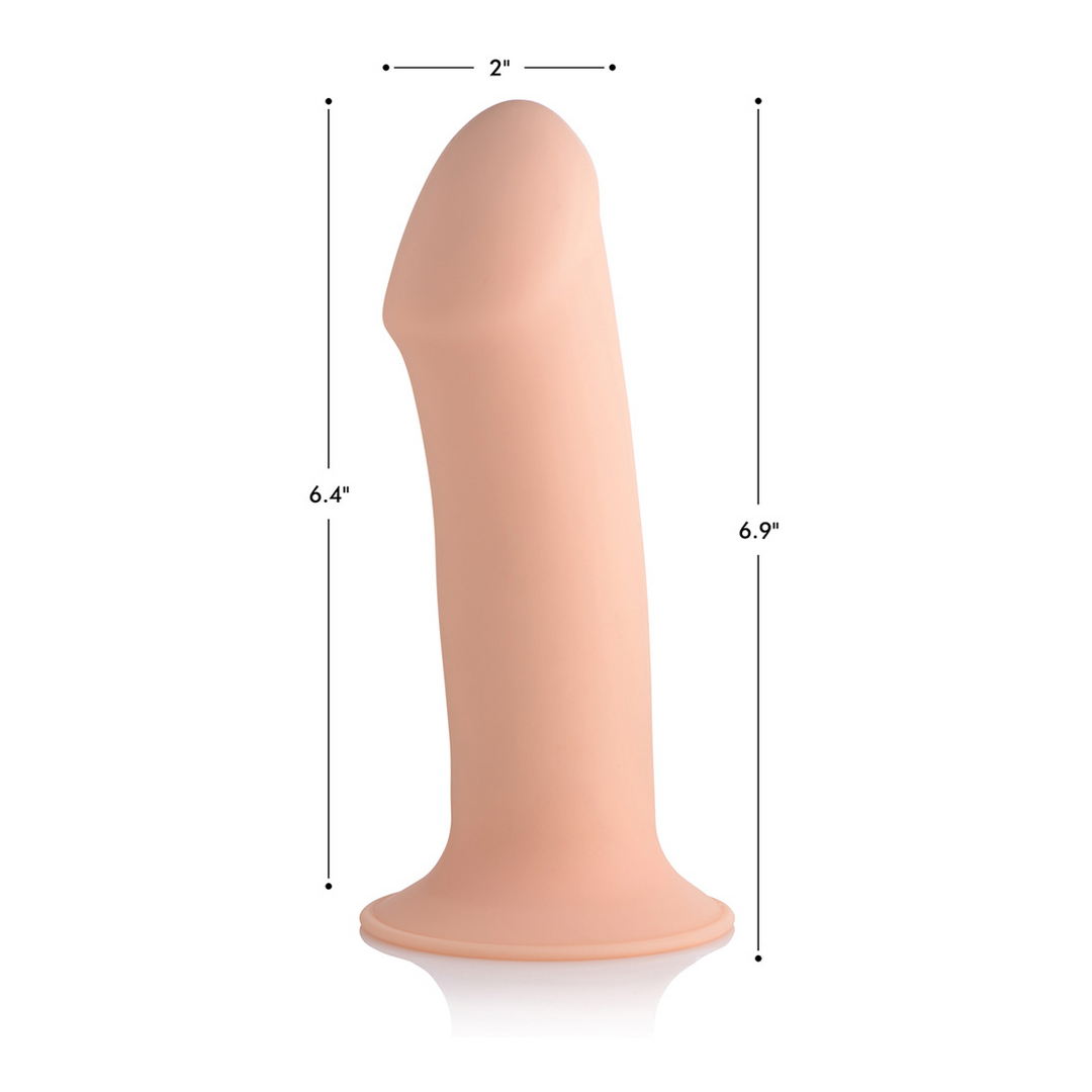 Consolador Squeezable Thick Phallic 17.5 cm – nude | XR Brands