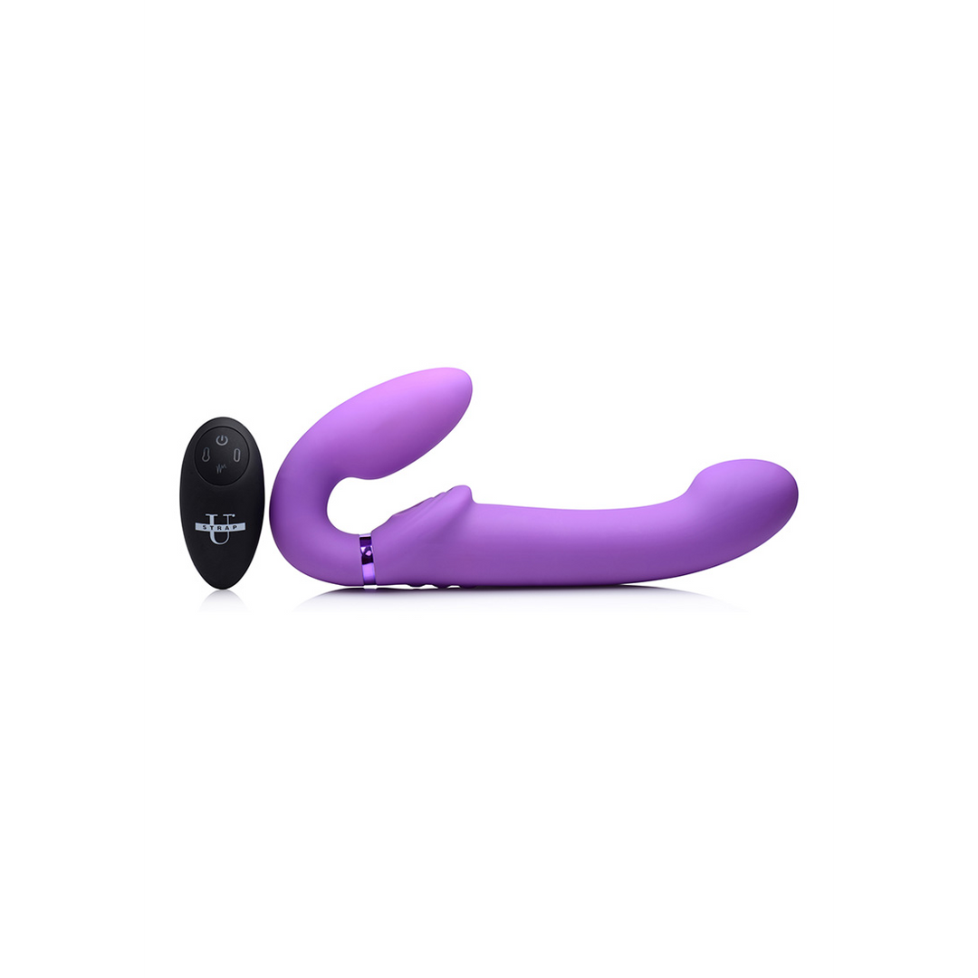 Dildo Ergo Fit Pulse Ended 7 functions – double, purple | XR Brands