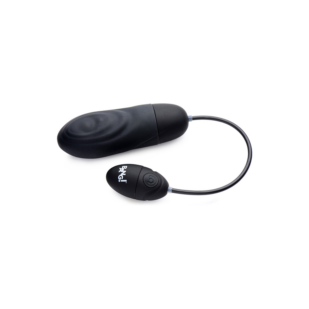 Vibratore bullet Pulsating 26 cm – ricaricabile, a spinta, nero | XR Brands