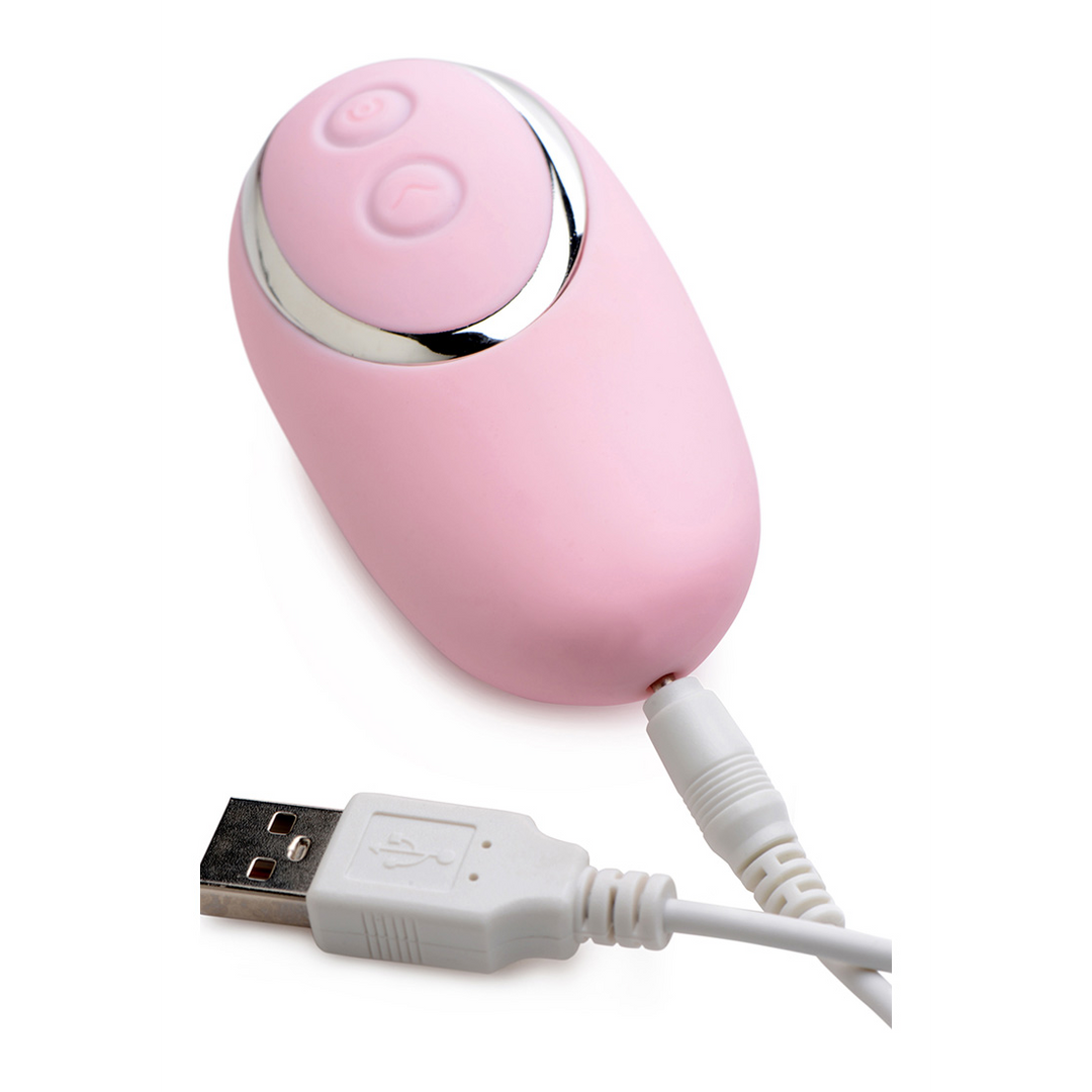 Estimulador de clítoris Pulse Pulsating 9.3 cm – con empuje, rosa | XR Brands