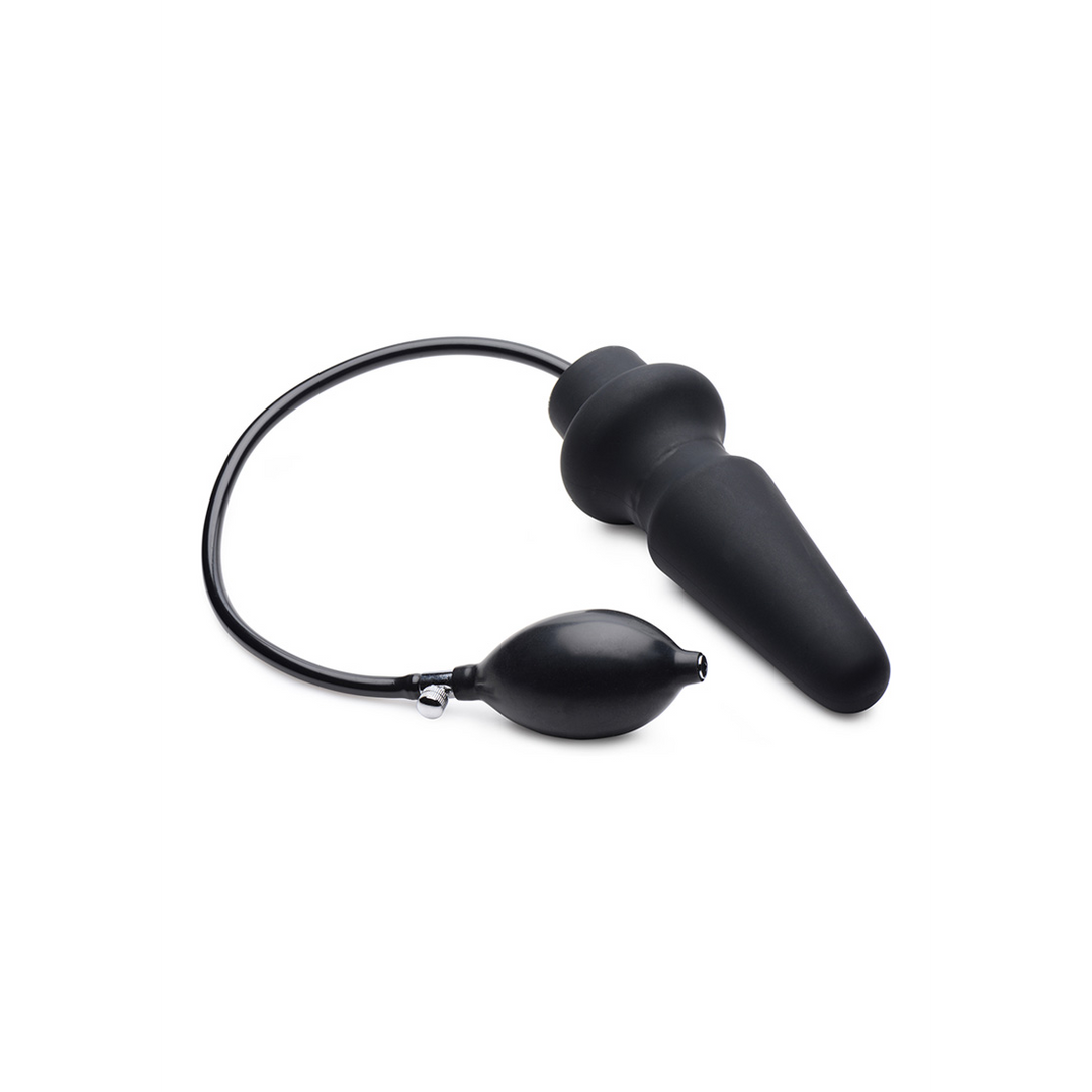 Butt plug Pand 19.8 cm – inflatable, black | XR Brands