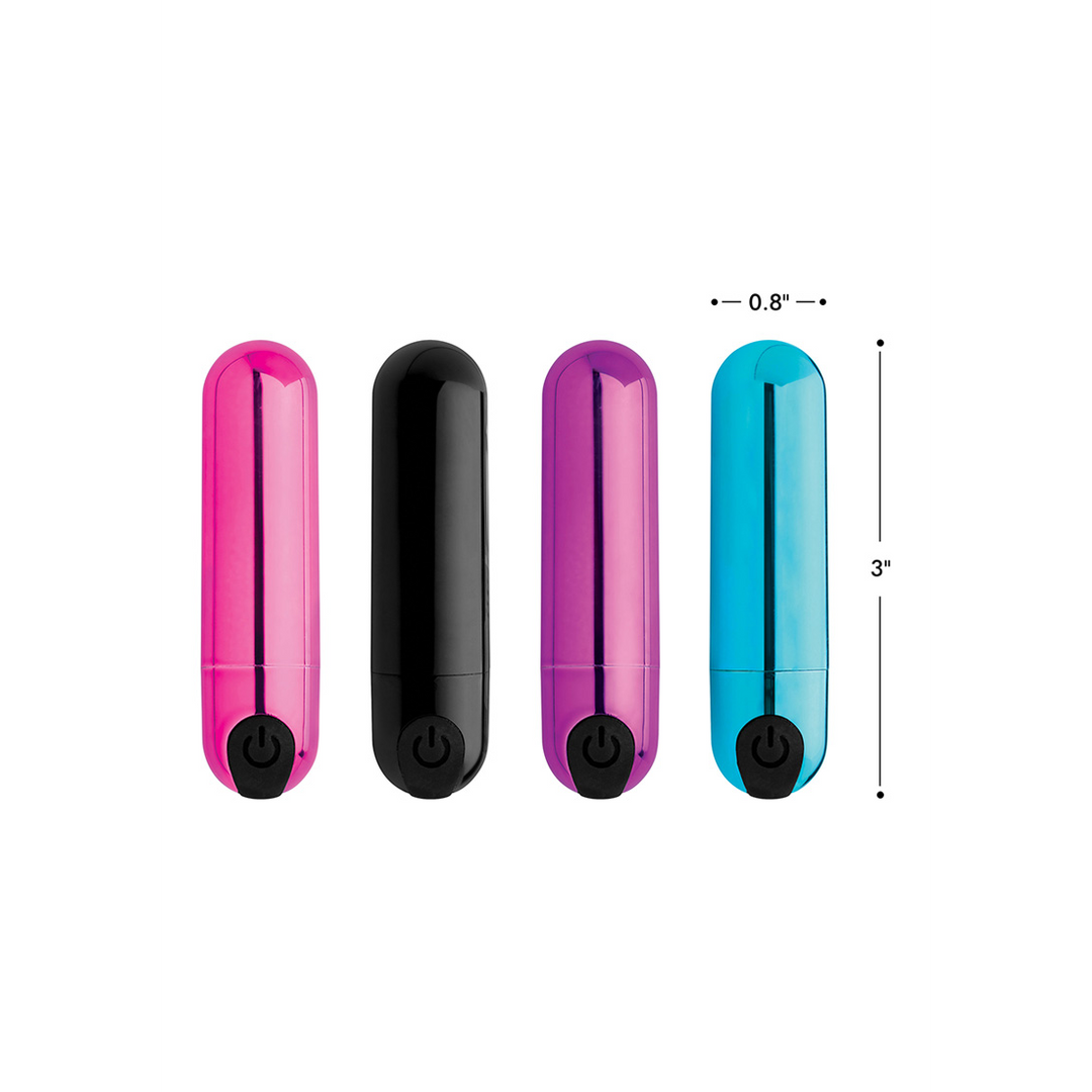 Vibratore bullet 10 funzioni – nero | XR Brands