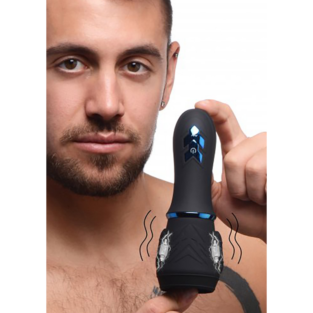 Ropa interior masculina Turbo Head Pleaser 7 funciones – negra | XR Brands