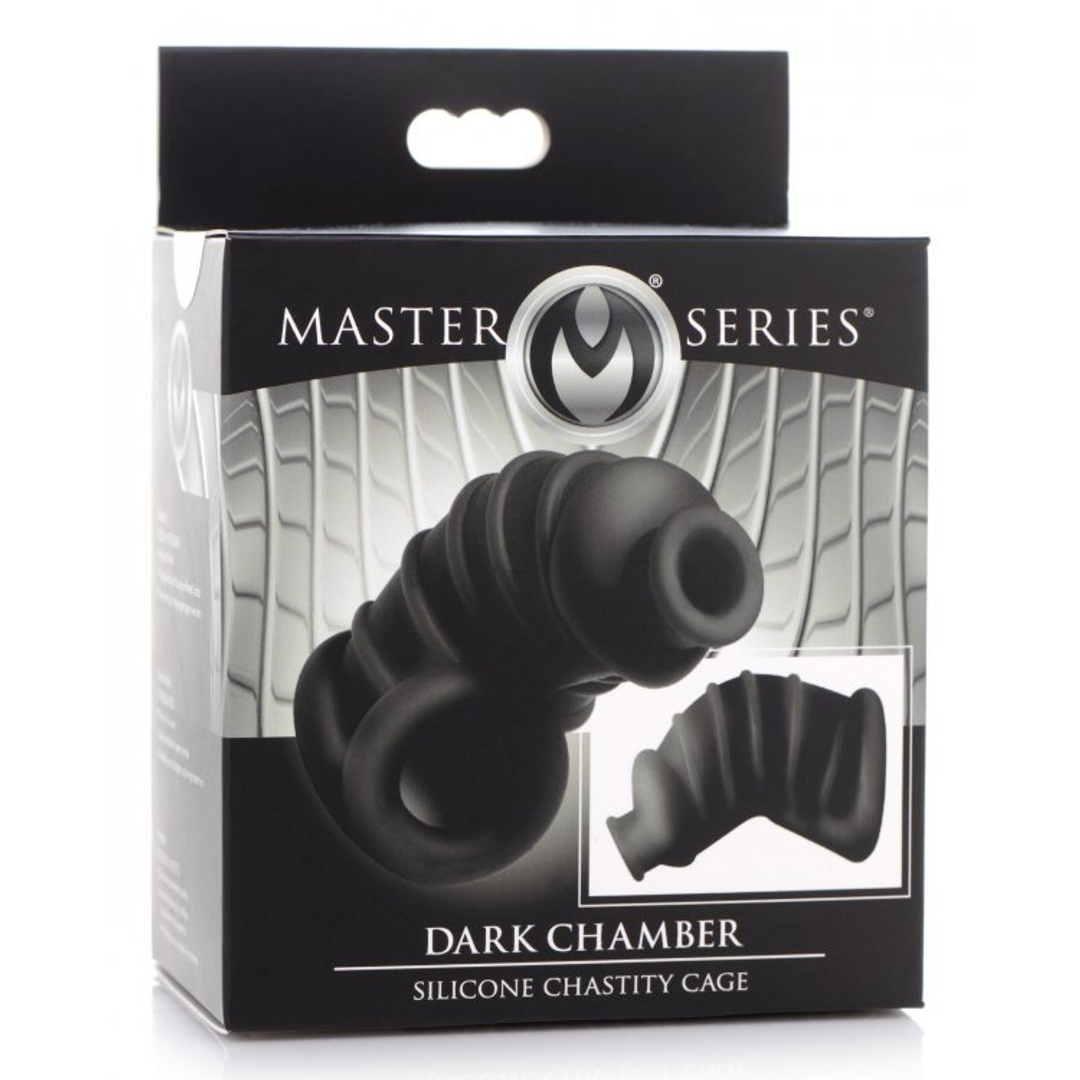 Dark Chamber - Cage de chasteté en silicone