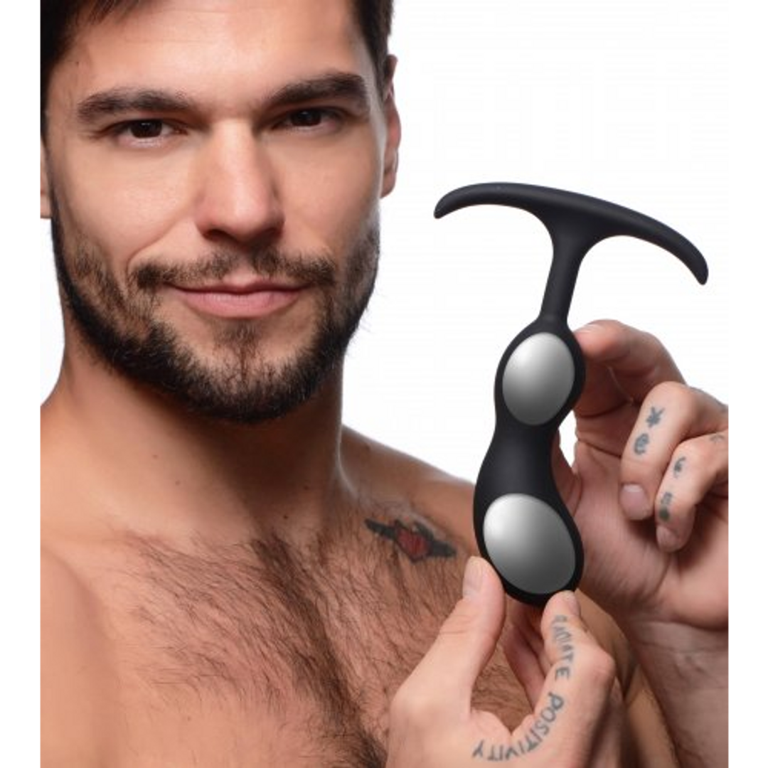 Massaggiatore prostatico Weighted 16.2 cm – nero | XR Brands