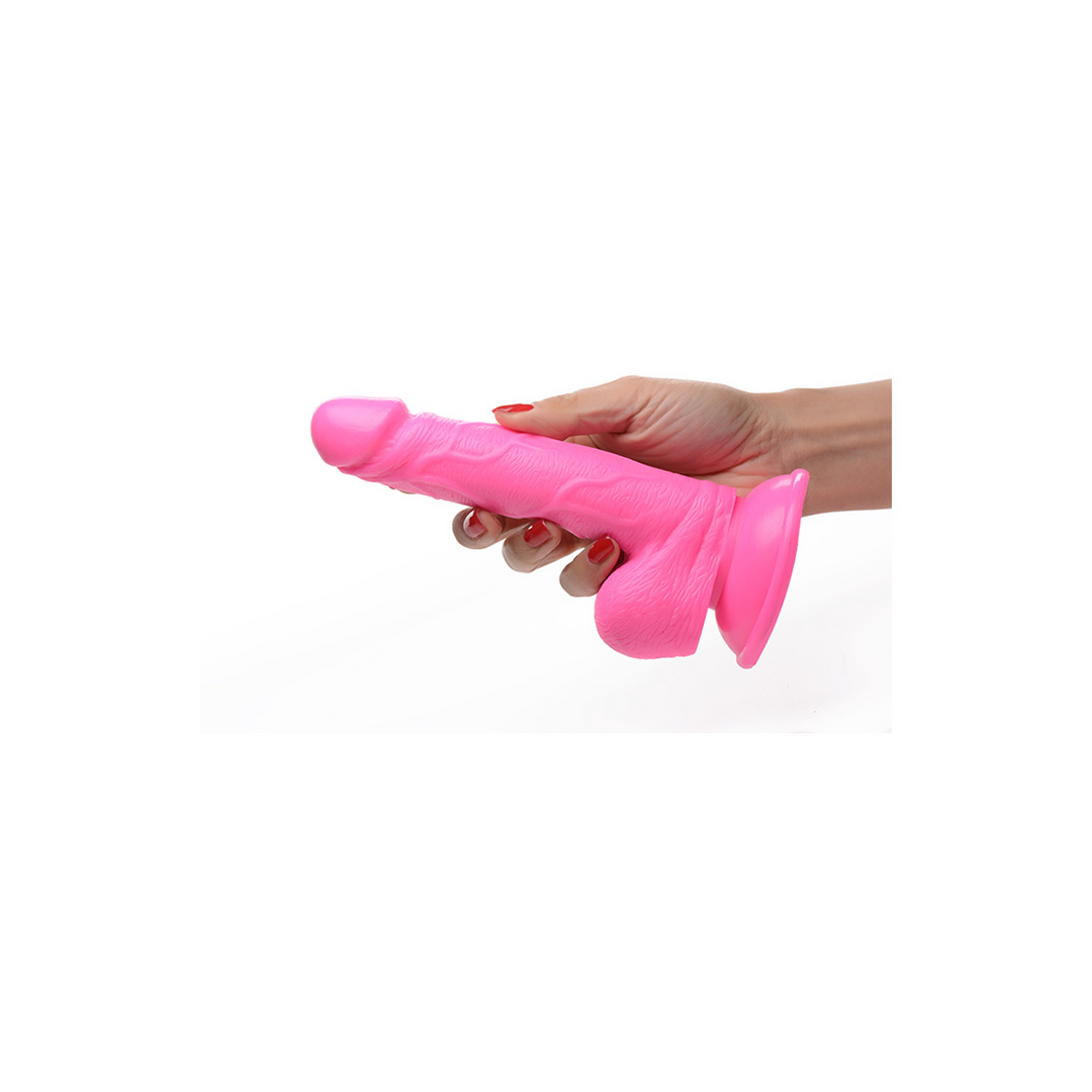 POP - Godemichet avec Testicules - 6.5 / 16.5 cm