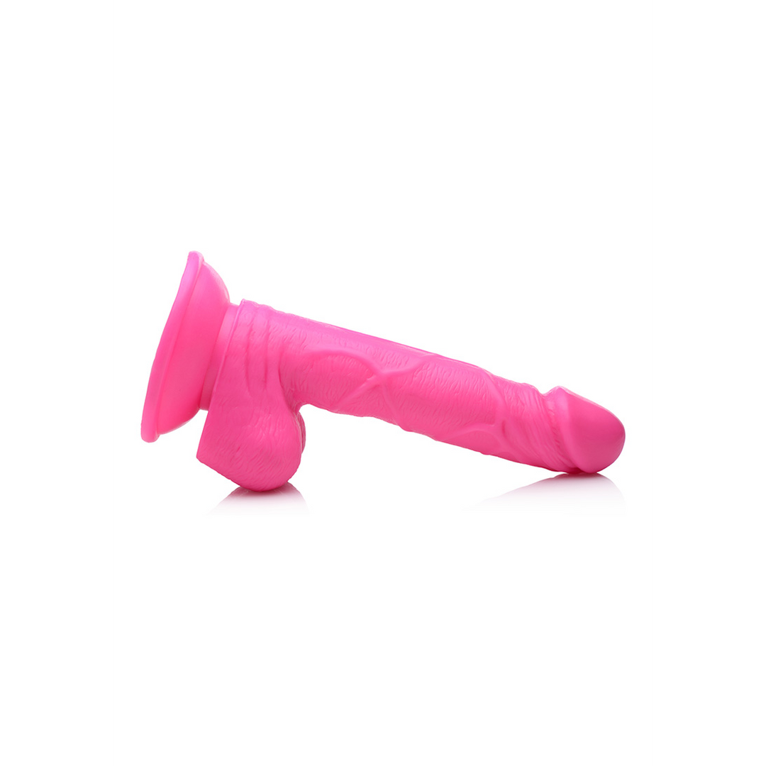 POP - Godemichet avec Testicules - 6.5 / 16.5 cm