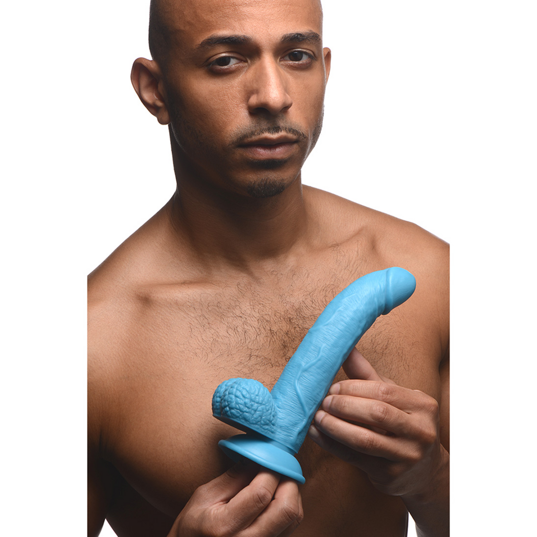 POP - Dildo with Balls - 7.5 / 19 cm