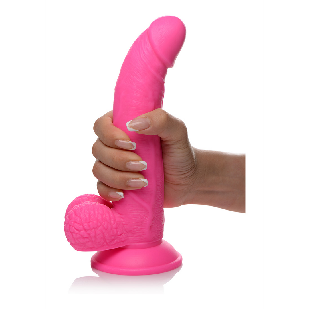 POP - Dildo with Balls - 7.5 / 19 cm