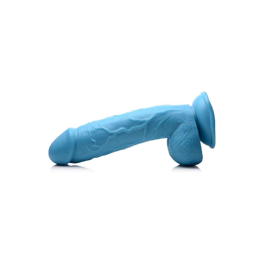 POP - Godemichet avec Testicules - 8.25 / 21 cm