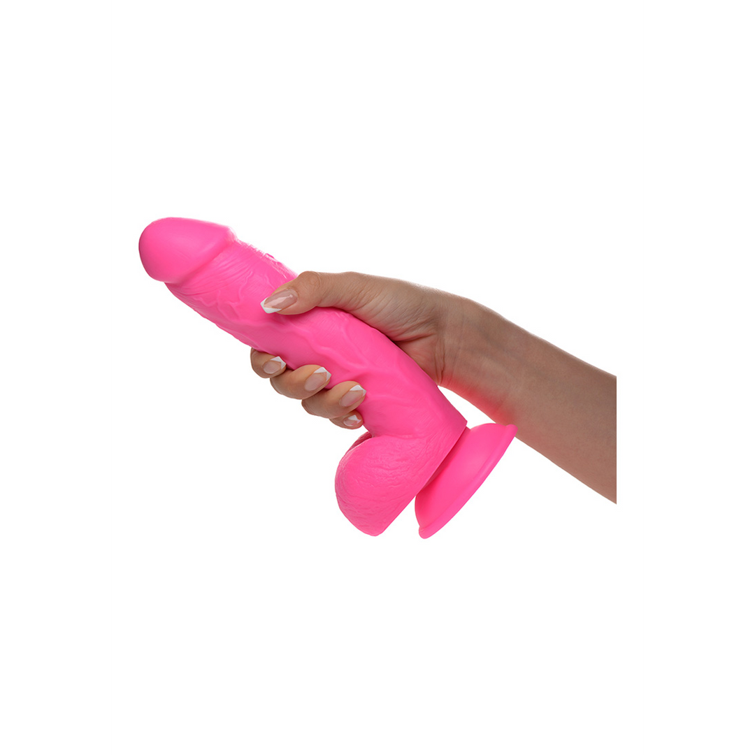 POP - Godemichet avec Testicules - 8.25 / 21 cm